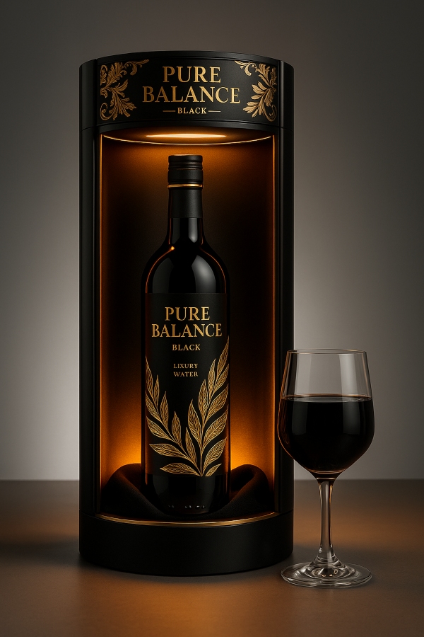 Pure Balance Black Luxury Water - Glass1 Pure Bance Black Luxury Water